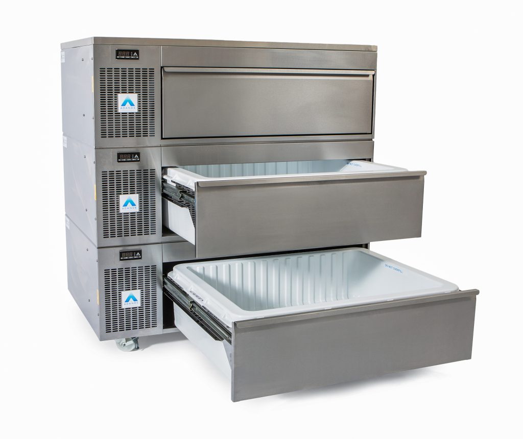 BULK STORAGE – SHALLOW – THREE DRAWER – SIDE ENGINE – VLS3 SERIES