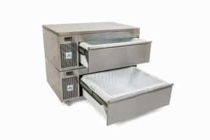 PREP COUNTER – TWO DRAWER – SIDE ENGINE – VCS2 SERIES